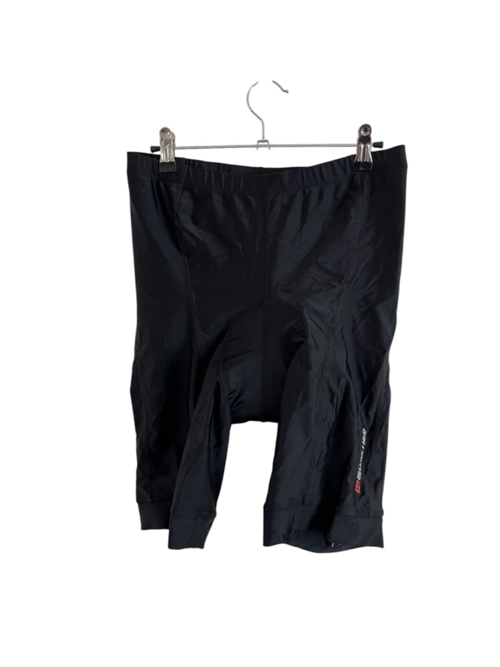 Men's Black Performance Cycling Shorts with Slight Logo